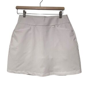Greg Norman White Stretch Golf Pull on Play Dry Skort Size Small